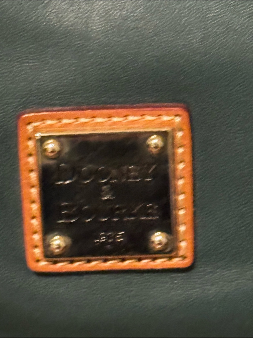 Dooney & Bourke Dark Green Florentine Leather Satchel - Picture 3 of 8